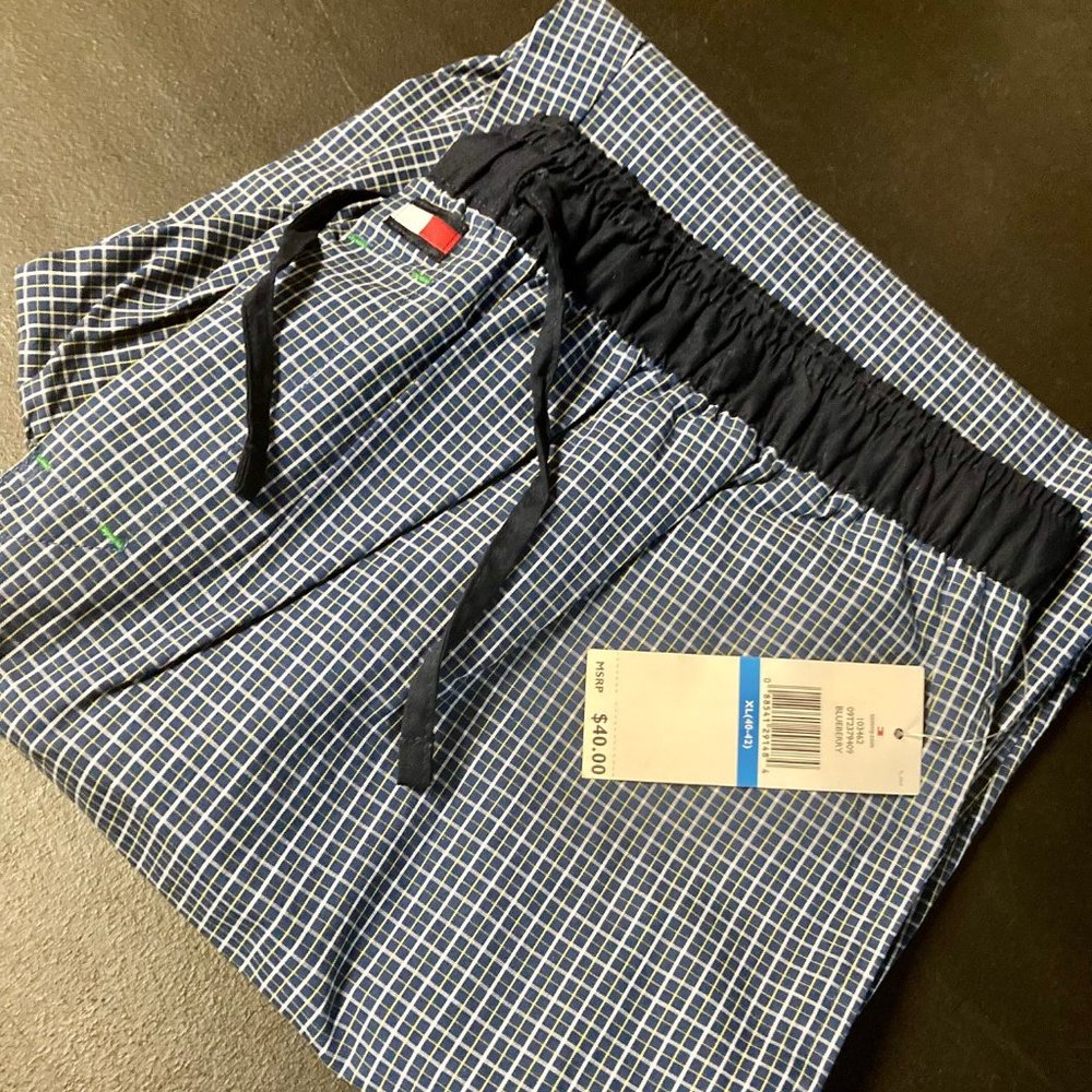 Tommy Hilfiger Men’s Pajama Pants, XL, Plaid - NWT!!